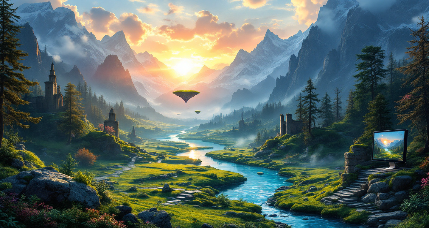 Detaillierte Bildprompts für Midjourney: So erzeugst du realistische Fantasy-Landschaften