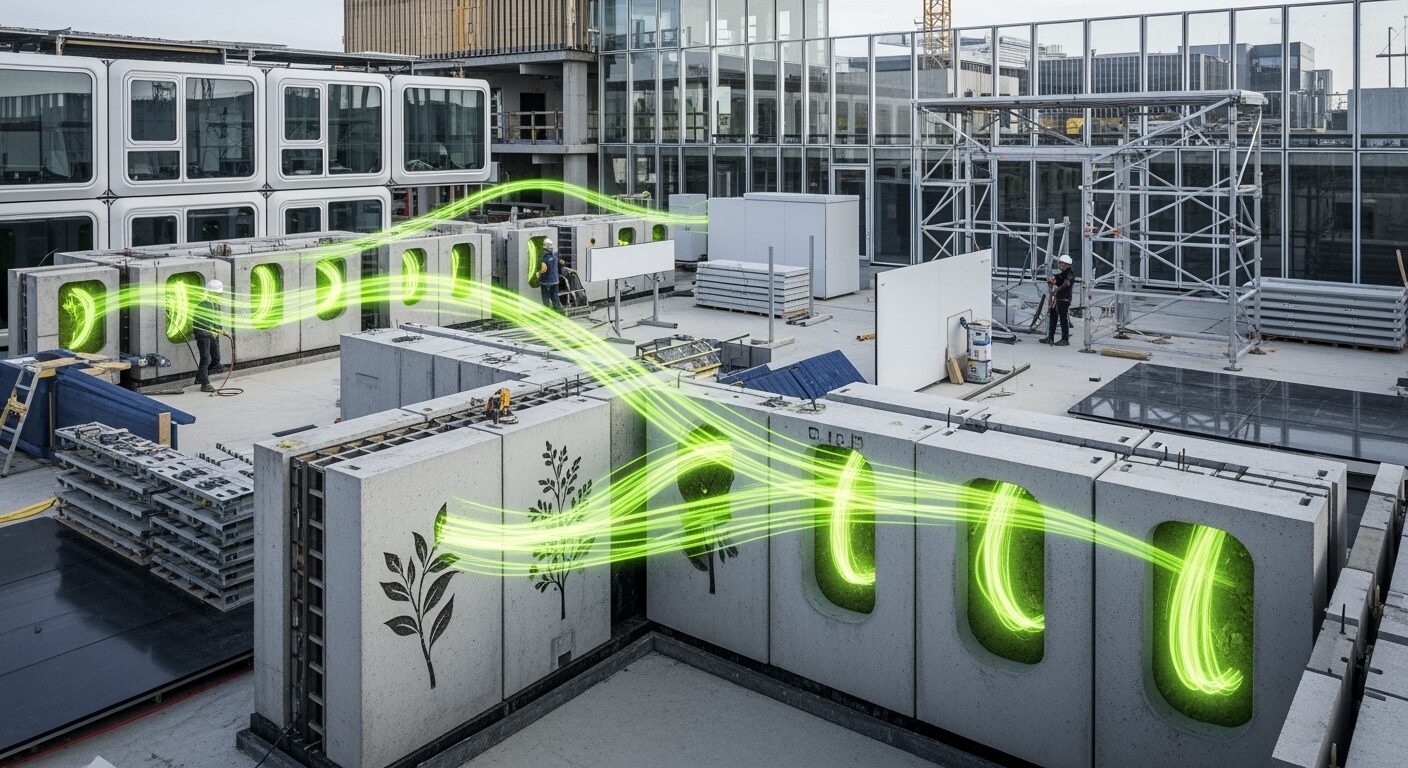 KI entwickelt neuen Beton: 4 Milliarden Atome für klimaneutralen Baustoff